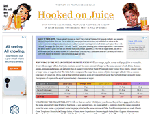 Tablet Screenshot of hookedonjuice.com